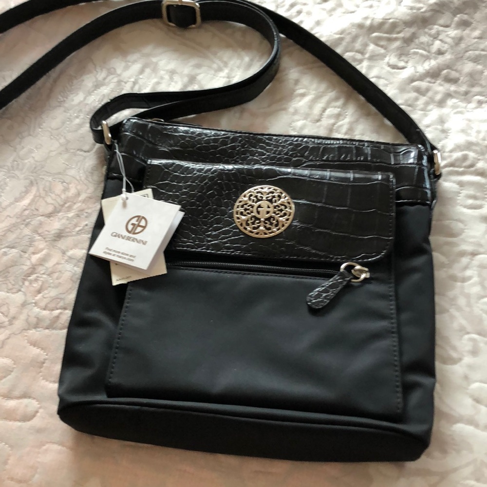 Gianni Bernini NWT Black crossbody